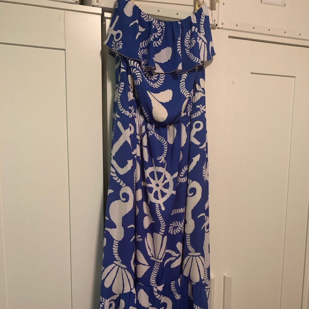 Lilly Pulitzer high-low nautical dress